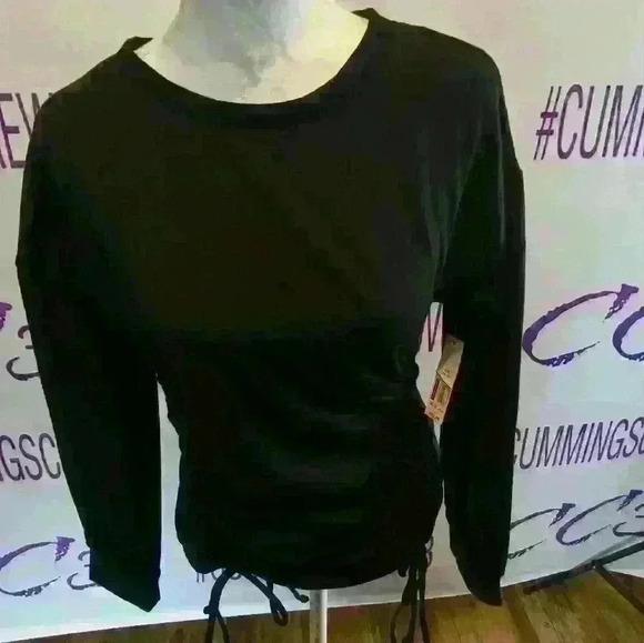 No boundaries black rushed side tee multiple available brand new with tags - Picture 3 of 8